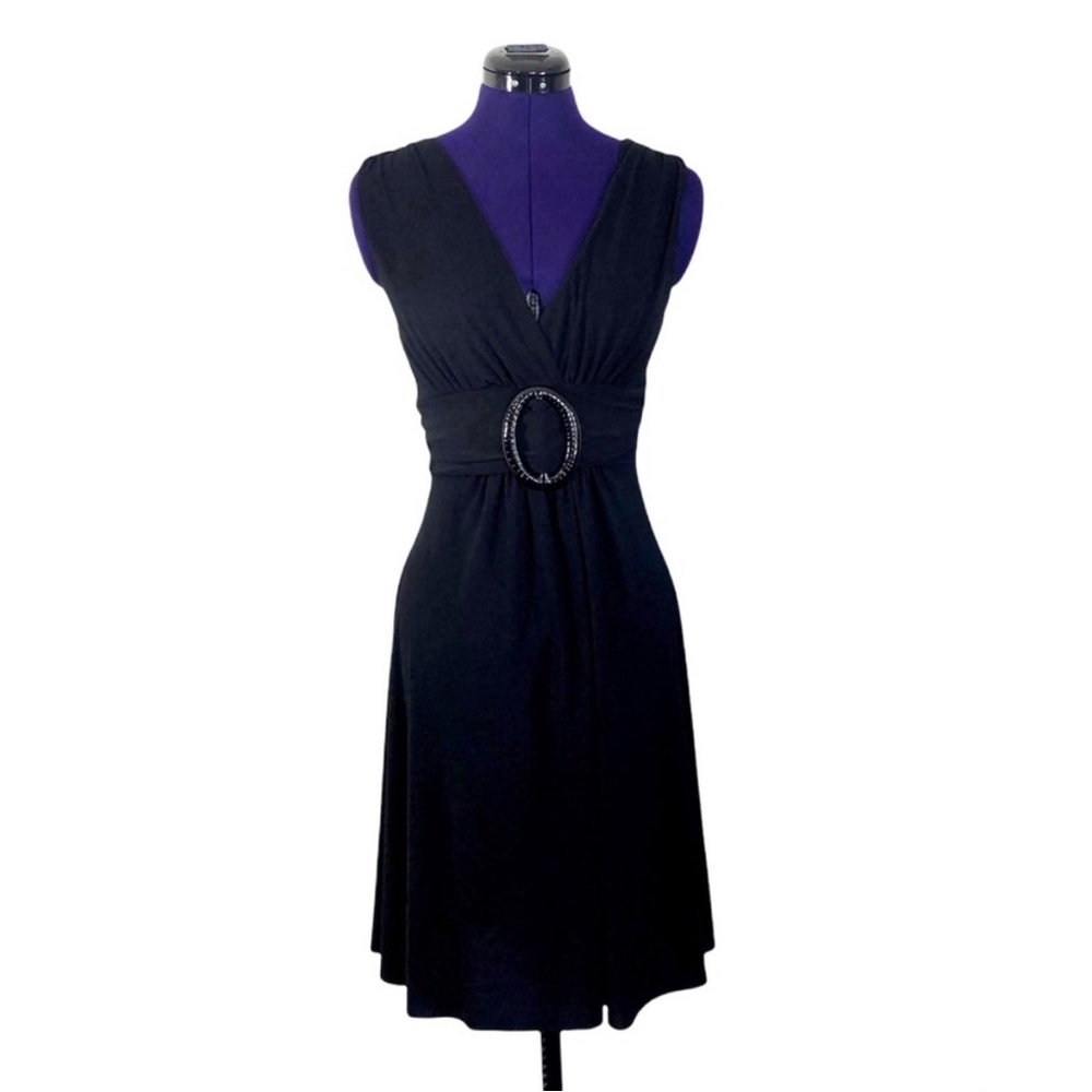 Charlotte Russe Black Short Sleeve Dress